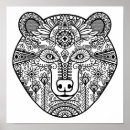 Suche nach zen doodle poster Bär