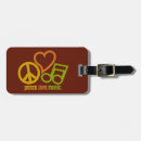 Suche nach peace gepäckanhänger Liebe