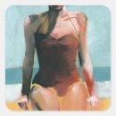 Suche nach schwimmen aufkleber Frau