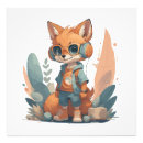 Suche nach kawaii fuchs poster Süß