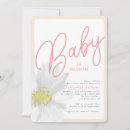 Suche nach modern shower baby einladungen Blütenbaby