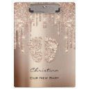 Suche nach rose gold klemmbrett Funkelnd