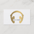 Suche nach headphones visitenkarten Dj