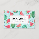 Suche nach wassermelonen visitenkarten Muster