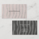 Suche nach monogramm zebra visitenkarten Elegant