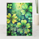 Suche nach shamrock karten St patrick's day