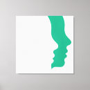 Suche nach profil leinwandbilder Silhouette
