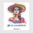 Suche nach la catrina aufkleber Totentag