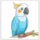 Suche nach blauer papagei aufkleber Vogel