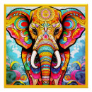 Suche nach bunter elefant poster Für alle