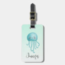 Suche nach quallen gepäckanhänger Unterwasser