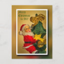 Suche nach vintage weihnachtsmann postkarten Gold
