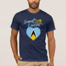 Suche nach st lucia flagge tshirts Karibisch