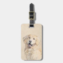 Suche nach golden retriever gepäckanhänger Portrait