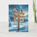 Suche nach wegweiser karten Weihnachtskarte