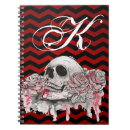 Suche nach roter schädel kleine notizbücher Schwarz