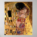 Suche nach gustav klimt kuss poster Vintag
