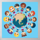 Suche nach der welt kinder poster Jede person