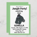 Suche nach lustiger gorilla einladungen Affe