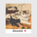 Suche nach weiße katze aufkleber Mutter