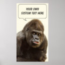 Suche nach lustiger gorilla poster Cool