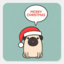 Suche nach niedlicher mops aufkleber Weihnachten