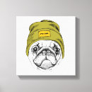 Suche nach lustiger mops leinwandbilder Welpe