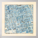 Suche nach street map poster Vintag