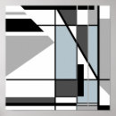 Suche nach schwarz weißes grau poster Geometrisch
