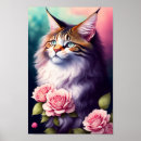 Suche nach maine coon poster Katzenkunst