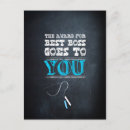 Suche nach bester chef postkarten Manager