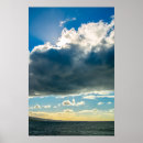 Suche nach wolken poster Ozean