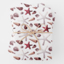 Suche nach muscheln geschenkpapier Seesterne