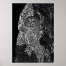 Suche nach schwarz weiß vogel poster Baum