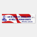 Suche nach abraham autoaufkleber Lincoln
