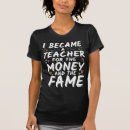 Suche nach geld tshirts Lehrer