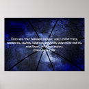 Suche nach licht und dunkelheit poster Schwarz
