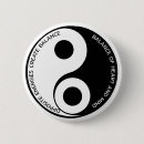 Suche nach yin buttons Schwarz weiß