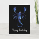 Suche nach scorpio karten Geburtskarte