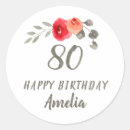 Suche nach glücklicher 80 geburtstag aufkleber Achtzig
