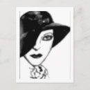 Suche nach vintage flapper postkarten Frau