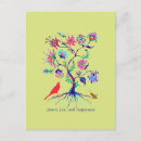Suche nach baum des lebens postkarten Blumen