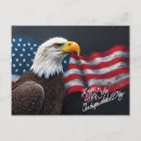 Suche nach amerikanische flagge mit adler postkarten Freiheit