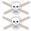 Suche nach drummer aufkleber Gestein