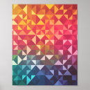 Suche nach bunte dreiecke poster Muster