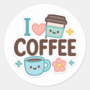Suche nach kawaii kaffee aufkleber Trinken