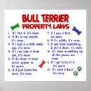 Suche nach bull terrier poster Niedlich