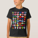 Suche nach welt alle flaggen tshirts Für kinder