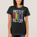 Suche nach farbiger bleistift tshirts Liebhaber