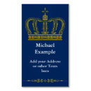 Suche nach königliche krone visitenkarten Vintag